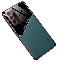 For Samsung Galaxy Note 20 Ultra Case Luxury Soft Leather texture protective Back Cover Case For samsung note 20 20ultra note20 For Note 20 tamsiai žalia spalva