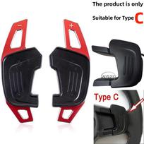 Auto Steering Wheel Paddle Shift Extend Shifter Sticker Fit For Vw Golf 7 7.5 Gti Mk7 Gte Gtd Rline Volkswage Polo Scirocco Jetta Gli black