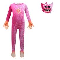 Vaikams Huggy Wuggy Poppy Playtime Cosplay Kostiumas Šventėms Ir Renginiams 130 rožinė