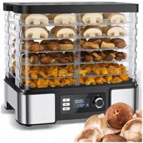 Maisto džiovyklė MULTIFUNCTIONAL, grybams, vaisiams, žolelėms, LED laikrodis
