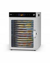 Maisto džiovintuvas VEVOR, 800 W, 45,5 l, 12 nerūdijančio plieno lentynėlių, apvalus