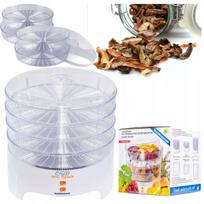 Maisto džiovyklė NIEWIADOW, 4 aukštų, 500 W – grybams, vaisiams, daržovėms, žolelėms