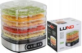 Maisto džiovyklė LUND, 500 W, 5 padėklai, su laikmačiu, daržovėms, vaisiams, grybams