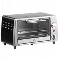 Mini orkaitė 10 l, 750 W, laikmatis, grilis, sidabrinė