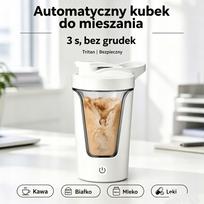 Elektrinis baltymų plakiklis 450 ml, USB, baltas