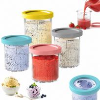Ledų indelių rinkinys, 4 vnt., tinka Ninja Creami NC501EU