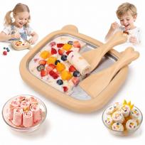 Ledų gaminimo padėklas Thai Ice Roll namų gamybos aparatas