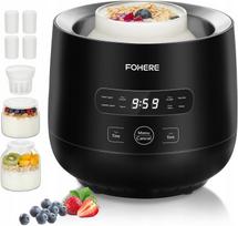 Jogurto gaminimo aparatas FOHERE, XXL, 2000 ml ir 1400 ml indai, 4 puodeliai, 8 programos