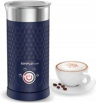 Pieno putų plakiklis ir šildytuvas 4in1, 300 ml, 500 W, mėlynas