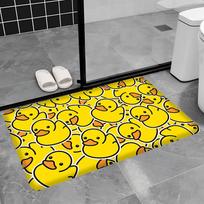Yellow Classic Rubber Duck Room Mats Anti-slip Absorb Water Long Strip Cushion Bedroon Mat Welcome Doormat 40cm x 60cm yellow