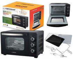 Mini orkaitė 25 l, 1600 W, su konvekcija, besisukančiu iešmu ir termometru