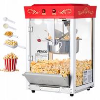 Kukurūzų spragėsių aparatas, 800 W, 237 ml, raudonas, 48 porcijos