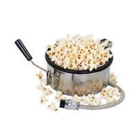 Kukurūzų spragėsių puodas su teflonine danga, aliuminis, atsparus iki 300 °C, 21 x 9,5 cm