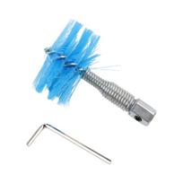 Steel Construction 30mm Drain Auger Drain Cleaning Bit Compatible Cleaning Heads Unclogging Brush 2 blue
