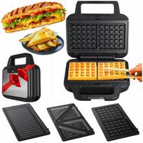 Sumuštinių ir vaflių keptuvė TEFAL 3in1, nelipni danga