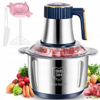 Maisto smulkintuvas 500W, nerūdijantis plienas, 5 l, 5 greičiai