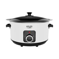 Lėto virimo puodų rinkinys ADLER AD 6413w, 2 vnt., balti