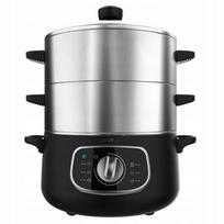 Garintuvas Cecotec Vapovita SteelPot, 10 l, 1300 W, 3 indai, juodas/sidabrinis