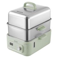 Elektrinis garintuvas 13 l, 1500 W, 2 aukštų, žalias, 3–6 asmenims