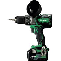 HiKOKI Hitachi Cordless Driver Drill 36V MultiVolt Rechargeable Spare Battery Included Warranty and Original Case Included (formerly Koki) Lithium-ion žalia