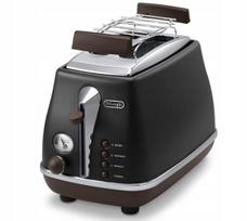 Skrudintuvas DELONGHI CTOV2103.BK, juodas, su grotelėmis