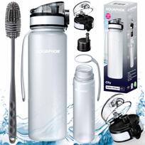 Vandens filtro butelis AQUAPHOR CITY 0,5 l, baltas, su plovimo šepetėliu