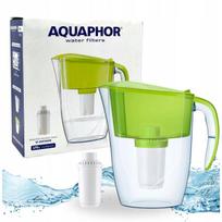 Vandens filtravimo ąsotis Aquaphor Real 2,9 l su B15 kasete, žalias