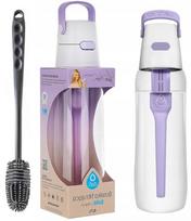 Gertuvė su filtru Dafi Solid 0,7 l, violetinė, su silikoniniu šepetėliu