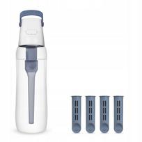 Vandens butelis su filtru Dafi SOLID Jeans Grey, 0,7 l, su 4 filtrais