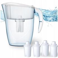 Vandens filtras ąsotis Aquaphor Real 2,9 l, baltas, su 4 B15 kasetėmis