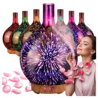 Oro drėkintuvas su naktine RGB lempute, aromaterapijos funkcija