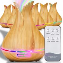 Oro drėkintuvas su LED apšvietimu, 7 spalvos, aromaterapinis, ultragarsinis, mini difuzorius