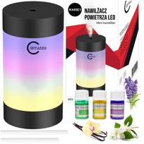Oro drėkintuvas su naktine lempa ir RGB apšvietimu, aromaterapijai su aliejais