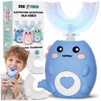 Vaikiškas elektrinis dantų šepetėlis Sonic, 2–12 m., 360°, 45 sek.