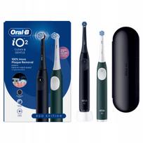 Elektrinis dantų šepetėlis Oral-B iO Series 2 DuoPack, juodas ir žalias