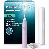 Elektrinis dantų šepetėlis Philips Sonicare 3100 su kelioniniu dėklu, HX4033/27, alyvinis