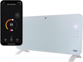 Elektrinis stiklinis šildytuvas LUX, 1500W, valdymas programėle