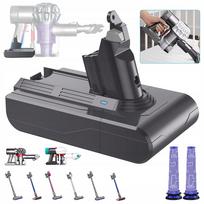 Akumuliatorius DYSON V6, 6000mAh, tinka SV03, SV05, SV06, SV07, SV09, DC62, DC58