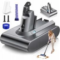 Akumuliatorius Dyson V6, 21.6V, 2000mAh, su greitu įkrovimu ir filtrais