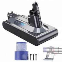 Dulkių siurblio akumuliatorius Dyson V10, 25,2V 6000mAh, su filtru