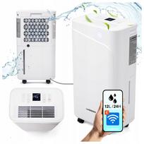 Oro sausintuvas Wisser, 12 l/24 val., WiFi, laikmatis, higrostatas, 300 W