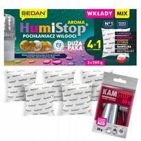 Drėgmės surinkimo kasetės HUMISTOP, 5 vnt. rinkinys + nemokamas nukalkintojas