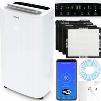 Oro drėkintuvas WELLTEC DHN30, 30 l/24 h, WiFi, HEPA H13 filtras, su pompa, iki 60 m²