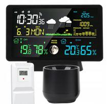 Belaidė orų stotis su 7,5" LCD ekranu, barometru, drėgmės ir lietaus jutikliais