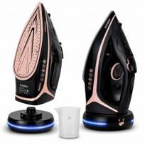 Belaidis keramikinis garinis lygintuvas 2200W su LED stotele, 2in1