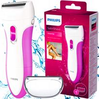 Vandeniui atsparus moteriškas PHILIPS belaidis kūno epiliatorius-skustuvas