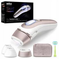 Lazerinis epiliatorius Braun IPL Skin expert PL7257, 400 000 impulsų, 3 antgaliai