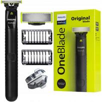 Elektrinis barzdos skustuvas PHILIPS ONEBLADE QP1424/10 su ašmenimis ir 2 kirpimo antgaliais
