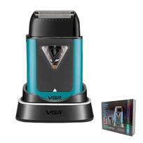 Elektrinė skutimosi mašinėlė VGR V-035S, UV folija, 8000 RPM, metalinė, 150 min.