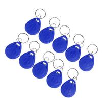 10 vnt Tk4100 raktų pakabukai 125Khz Rfid artumo ID kortelės žetonų žymos Raktų pakabukai Nfc blue